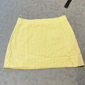 Gingham Mini Skirt